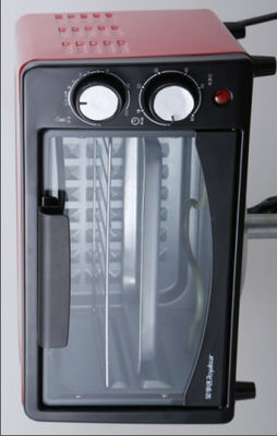 Broiler Tezgahüstü Konveksiyonlu Elektrikli Tost Makinesi Fırını 10'u Bir Arada Tost Pizza ve Rotisserie 750W