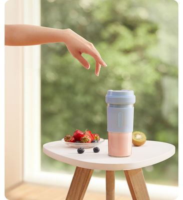 6 Bıçaklı BPA Free Plastik Taşınabilir Elektrikli Meyve Suyu Bardağı Blender Za Smoothie Sıkacağı